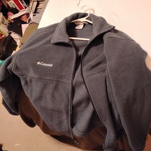 Columbia Dark Blue Large Men's Polyester Jacket